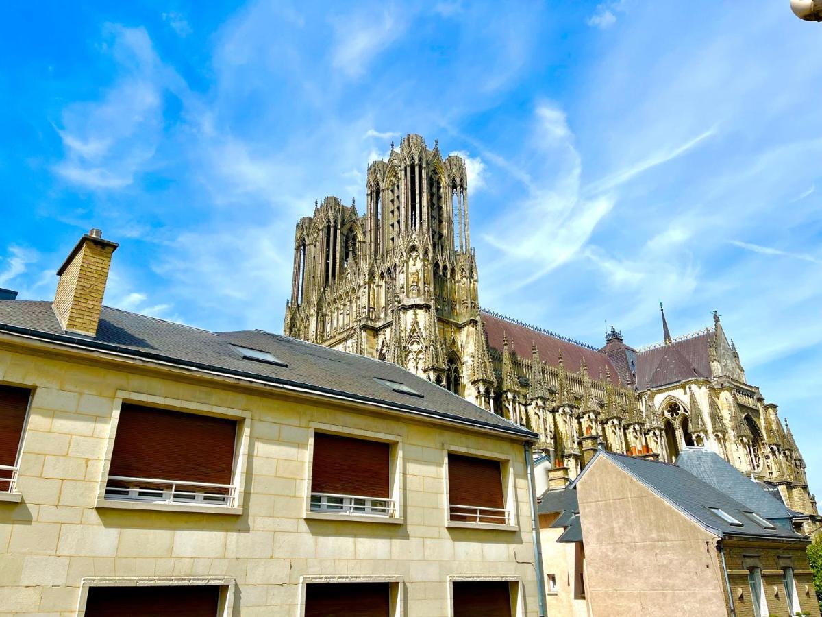 Ferienwohnung Duomo - Hypercentre Cathedrale Avec Exterieur Reims Exterior foto